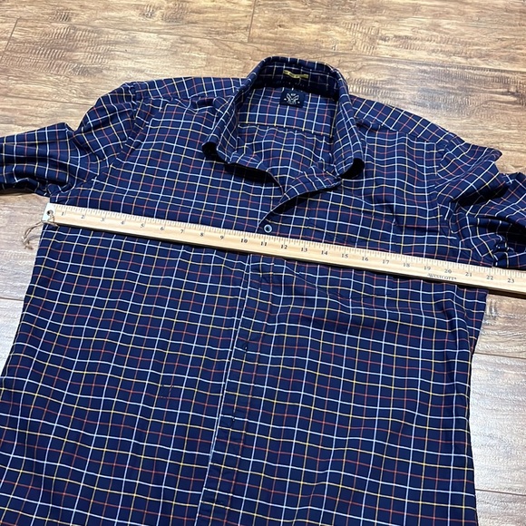 Rare Rabbit long sleeve plaid button down top - Picture 10 of 12